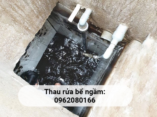 Vệ sinh ống nước, thau rửa bể ngầm